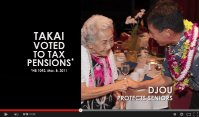 Djou, PAC: Mark Takai ‘Voted for a Pension Tax’