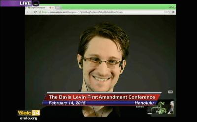 From Moscow, With Aloha: A Recap of Snowden’s Talk in Hawaii (VIDEO)