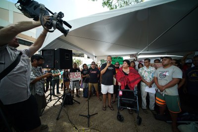 UH Student Protests Against TMT Continue