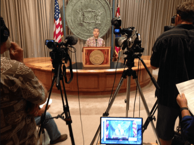 Ige Supports Construction of TMT, Asks UH to Better Manage Mauna Kea