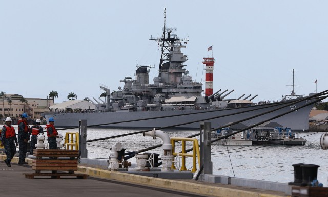 USS Missouri 27 may 2015. photograph by Cory Lum/Civil Beat