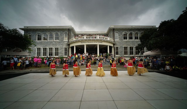 Dancers perform during the Celebrate Micronesia Festival in March 2015.