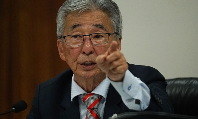 Rep. Clift Tsuji, chair of the House Agriculture Committee, recommended deferring a bill to create buffer zones around schools to protect against pesticide drift.