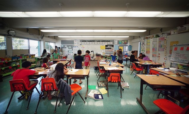 Waialae Elementary school Hawaii Honolulu education. 1 feb 2016. photograph Cory Lum/Civil Beat