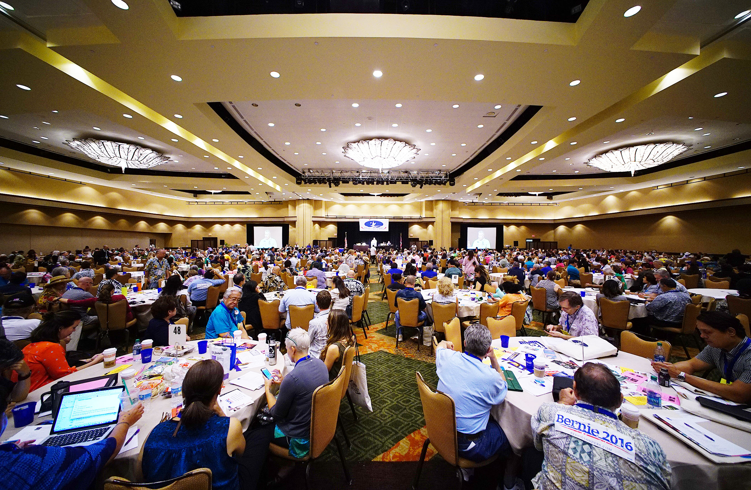 Hawaii State Democratic Convention Sherator Hotel. Chad possible hero. 28 may 2016