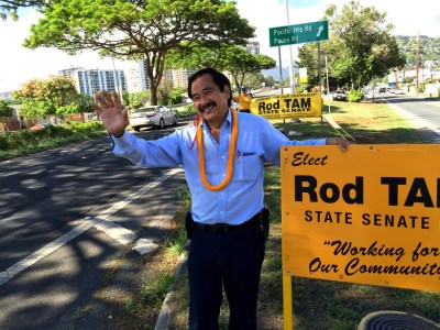 Rod Tam, after three decades as a Democrat, is running for the State Senate as a GOP candidate. 