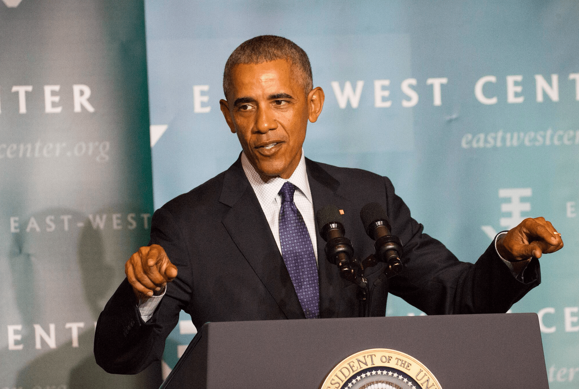 Obama at East-West Center