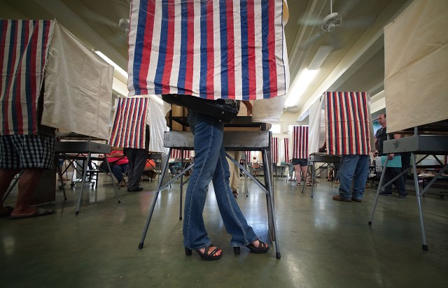 Polling at Kahaluu Elementary on Oahu.