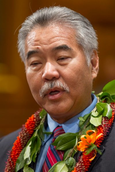 Hawaii Governor David Ige speaks at a press conference in his office after the opening of the 2017 Legislation session at the Hawaii State Capitol, Wednesday, Jan. 18, 2017, in Honolulu. Photo by Eugene Tanner/Civil Beat
