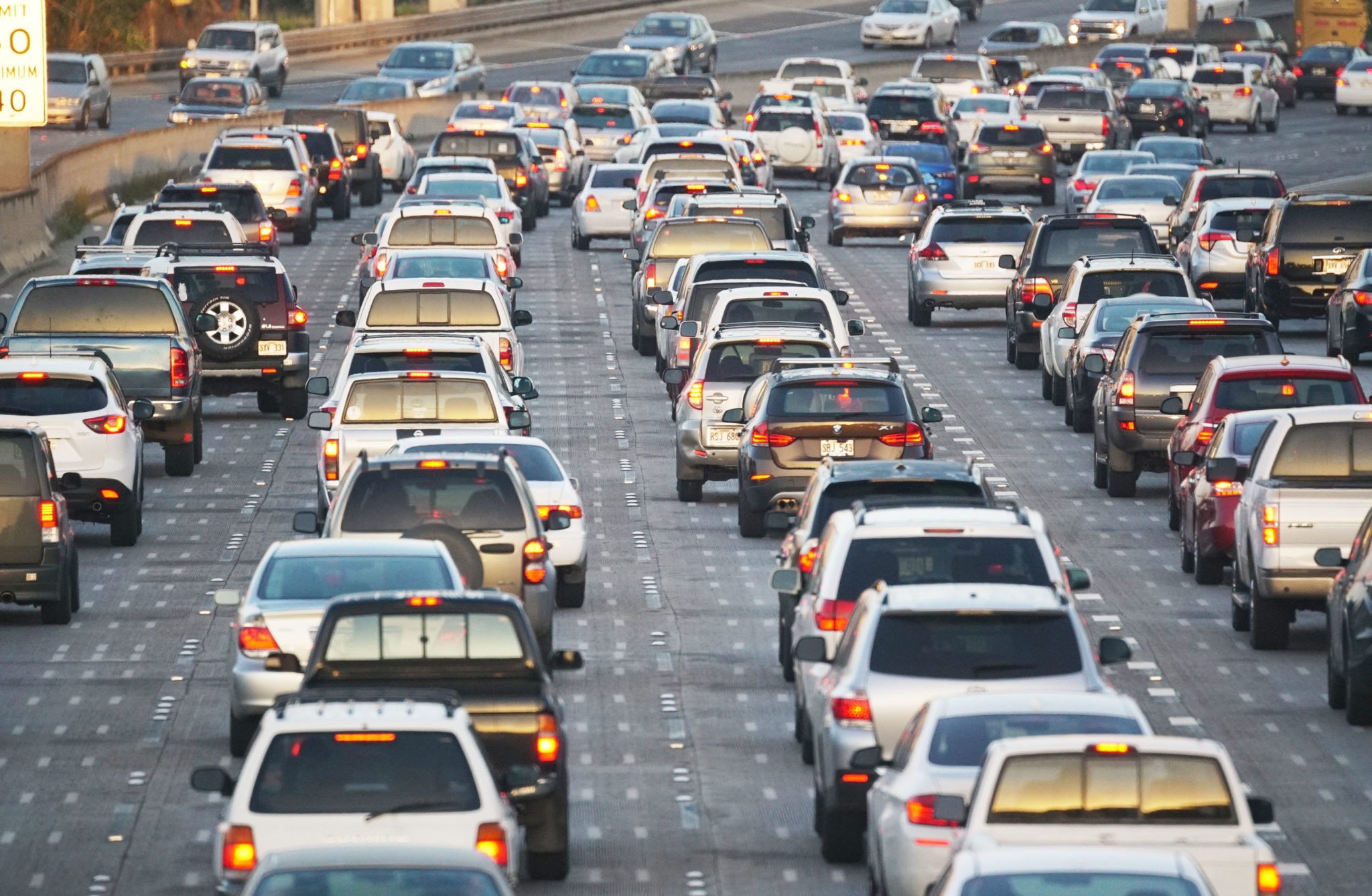 Freeway traffic honolulu .