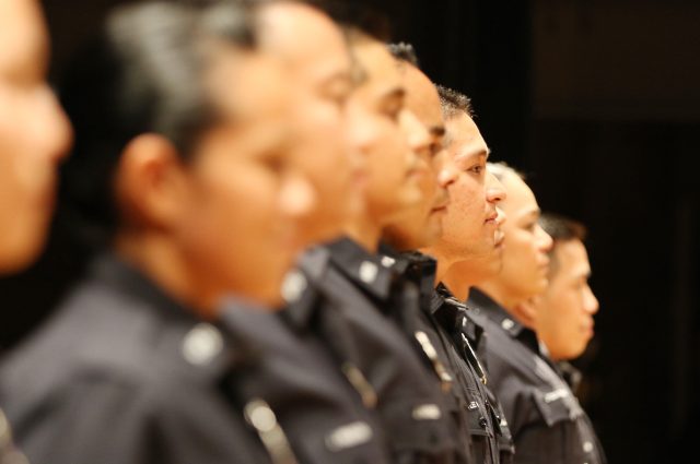 HPD 184th Recruit Class graduation faces. 22 feb 2017