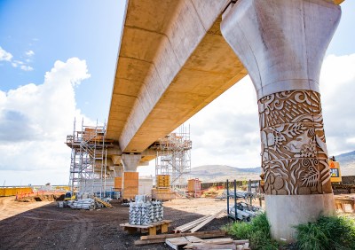 Honolulu Rail Art Celebrates Hawaiian Culture