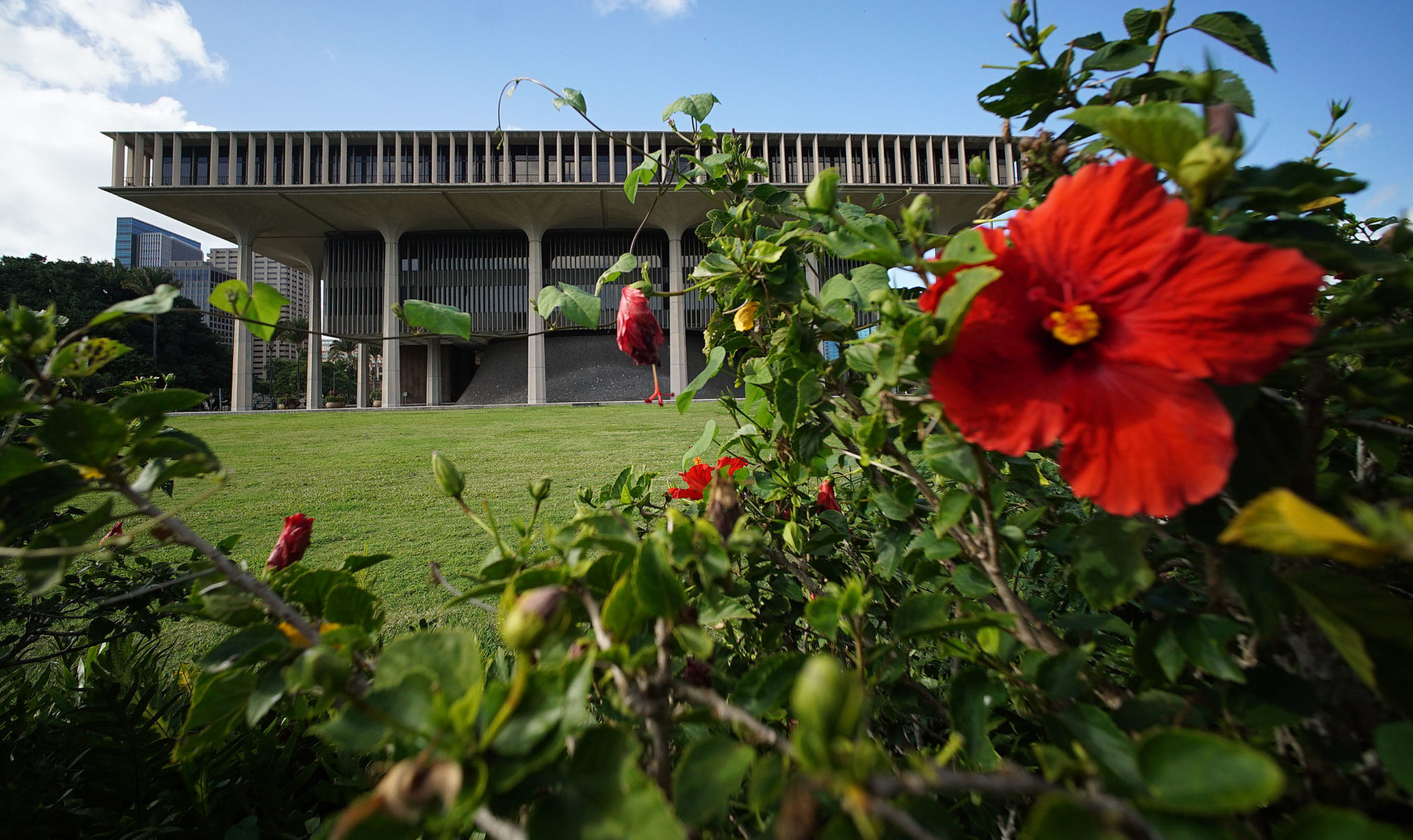 Hawaii State Capitol building.
