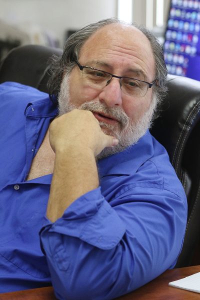 Federal Public Defender Alexander Silvert in his office located at the Federal Building.