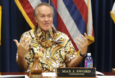 Honolulu Police Commission outgoing chair Max Sword.
