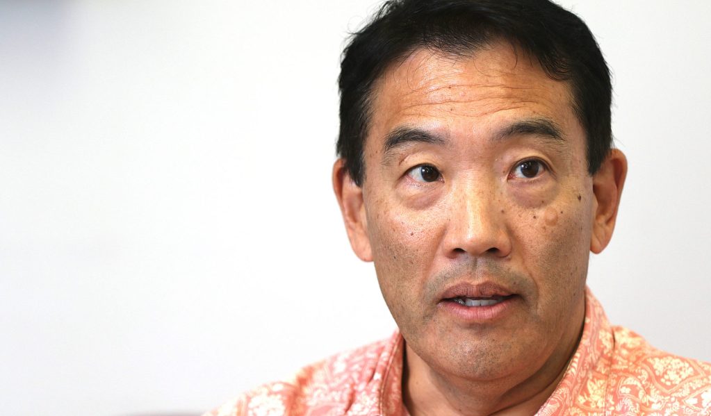 State of Hawaii Auditor Les Kondo press conference.