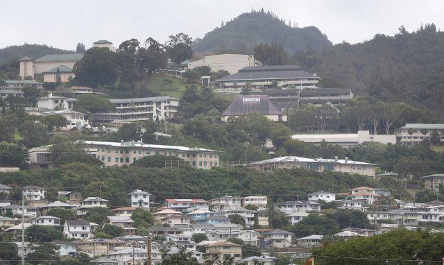 Kamehameha Schools Kapalama campus view.