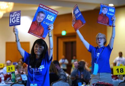 Ige Takes Shots At Trump To Fire Up Audience At Democratic Convention