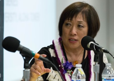 Hanabusa Softens Criticism Of Ige But Stays On Message