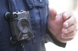 HPD Sgt. Henry Roberts at a HPD press conference announcing 35 officers in downtown are using cameras on a daily basis. 13 aug 2018