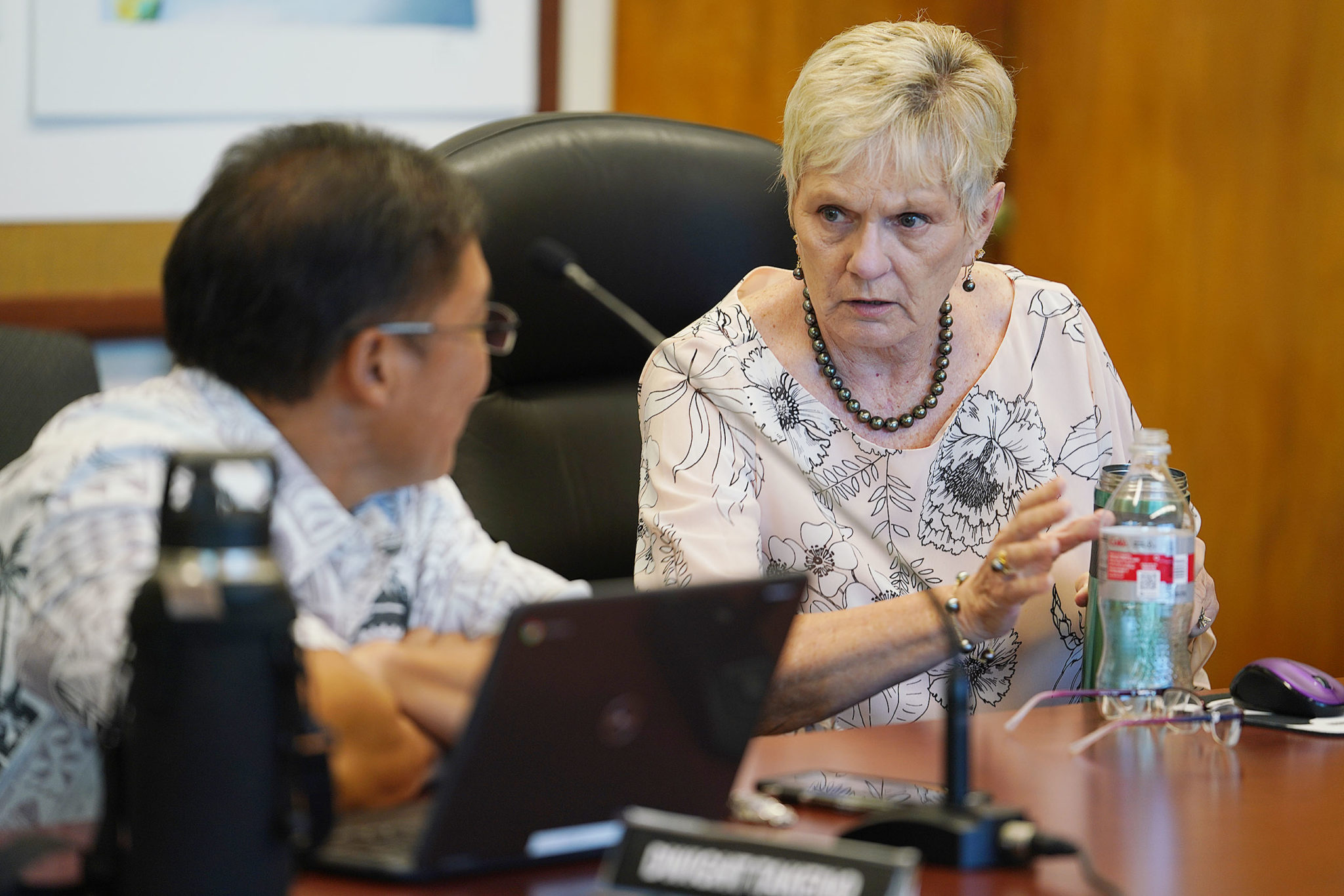 Dept of Education board member Margaret Cox.
