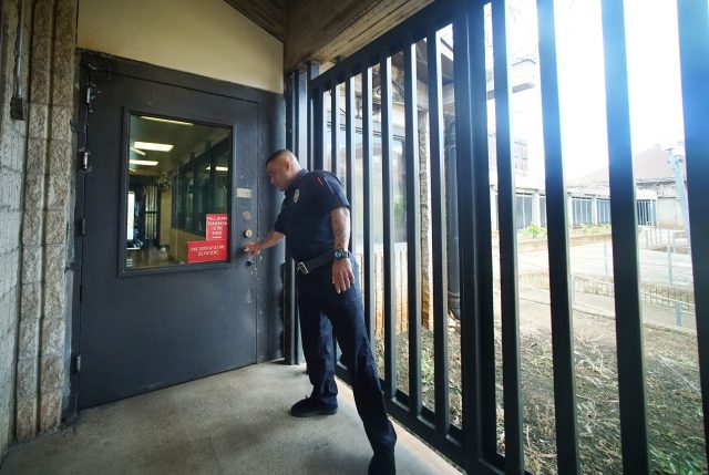 Oahu Community Corrections Center OCCC module door.