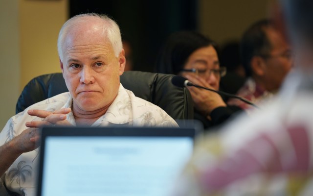 HART Andrew Robbins at Board Meeting.