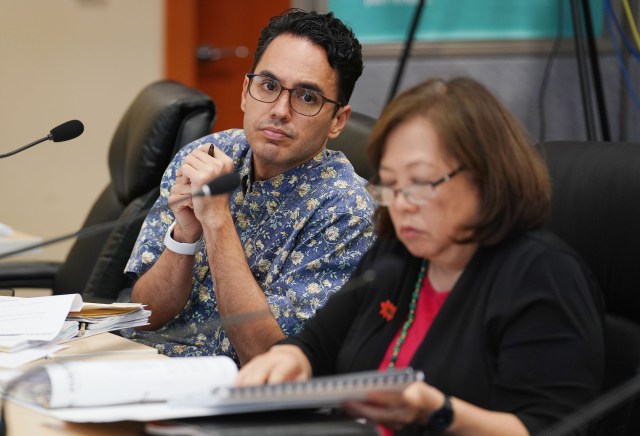 HART Board member Kamani Kuala'au at board meeting.