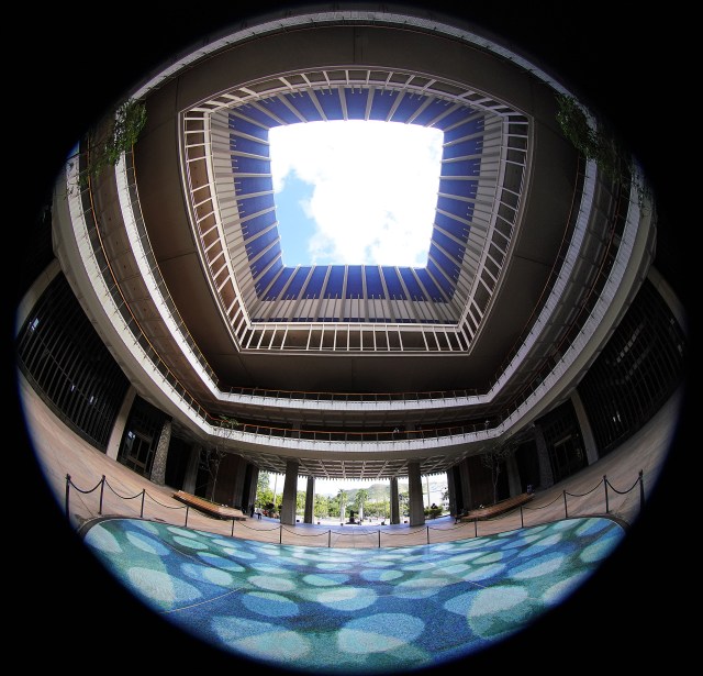Capitol with fisheye lens. 2019.