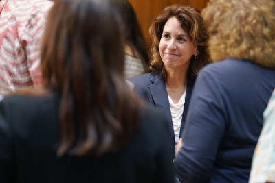 DOE Superintendent Christina Kishimoto after early learning signing at the Gov’s office.