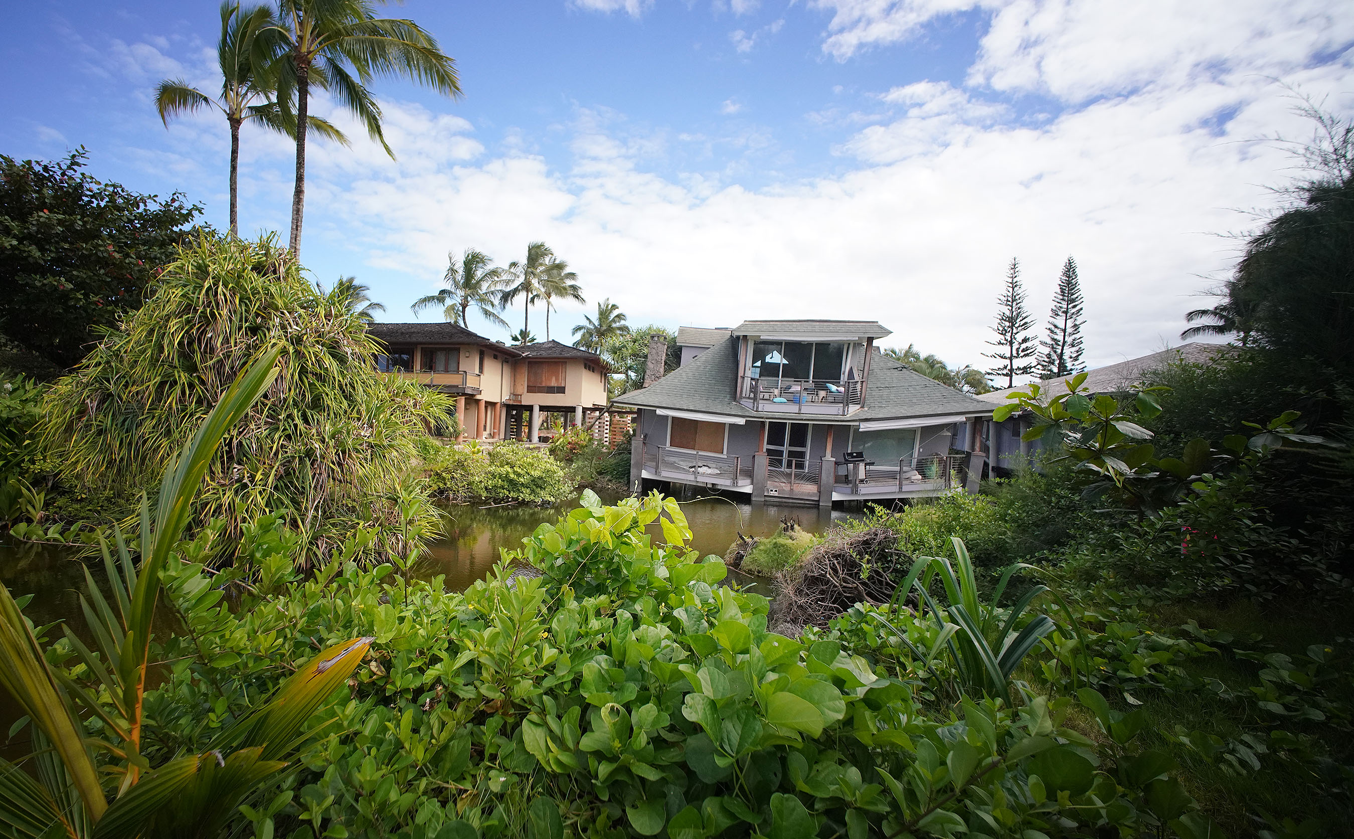 Weke Road homes damaged Kauai Flooding 2018.