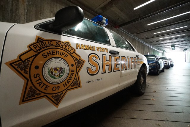 Sheriff Vehicle at the Capitol.
