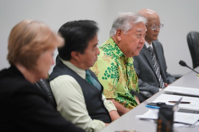 Chair Clarence Nishihara Espinda decision making.