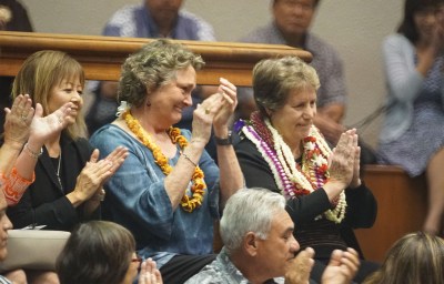 DLNR Chair Suzanne Case is confirmed by the senate.