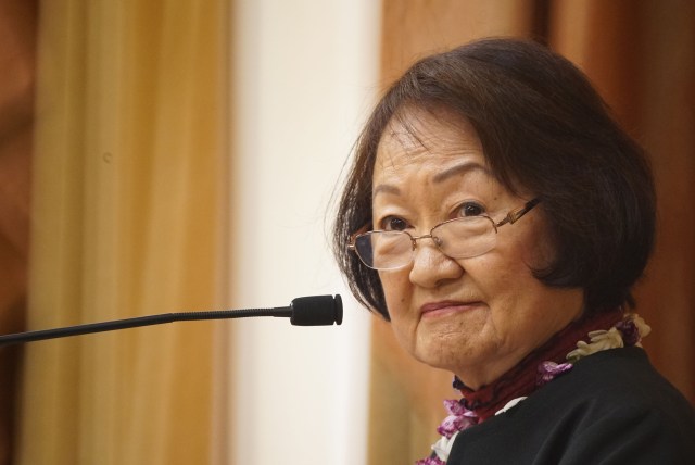 Outgoing Honolulu City Council Chair Ann Kobayashi.