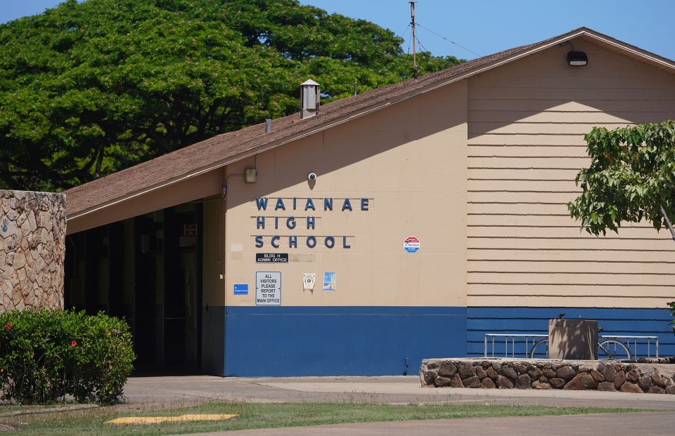 Waianae High School building.