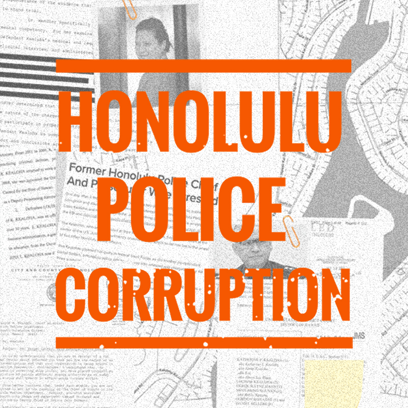 Honolulu Police Corruption special project badge