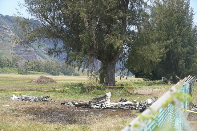 Mokuleia. Dillingham Air field plane crash.