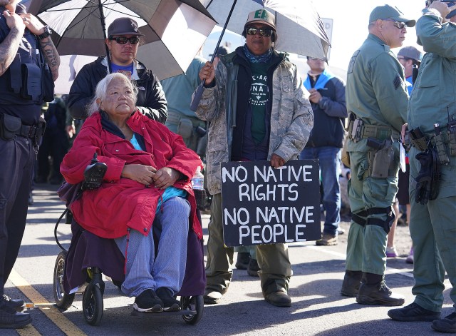 TMT Kupuna arrested on mauna Kea Access Road.