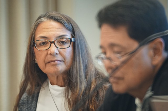 DOE Board Member Kili Namau’u.