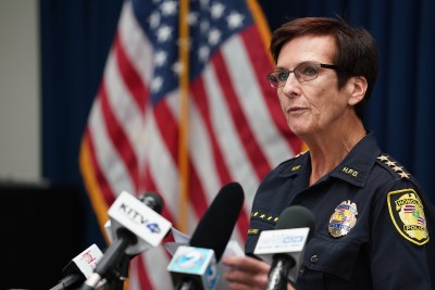 HPD Chief Susan Ballard discusses fatal shooting at HPD Headquarters.