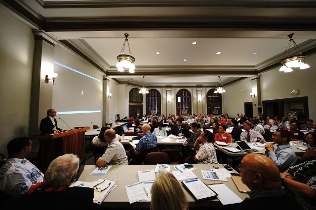 Mental health summit held at Aliiolani Hale.