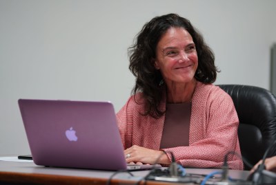 Rep Amy Perusso during mail in ballot hearing.