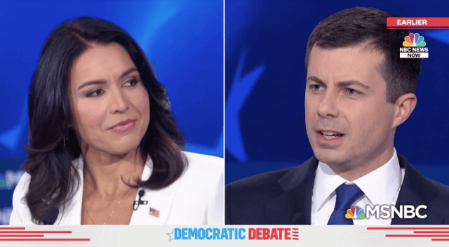 Tulsi Gabbard Pete Buttigieg