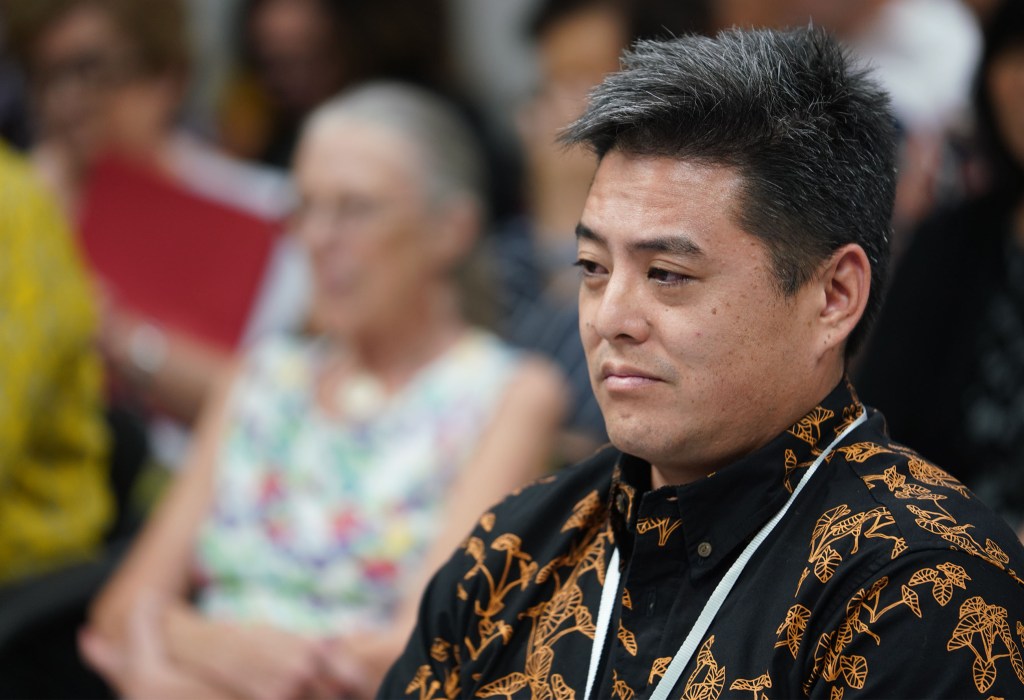 State of Hawaii Chief Elections Officer Scott Nago at hearing on Mail in Ballot.