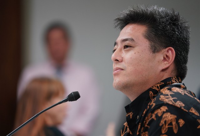 State of Hawaii Chief Elections Officer Scott Nago at hearing on Mail in Ballot3.