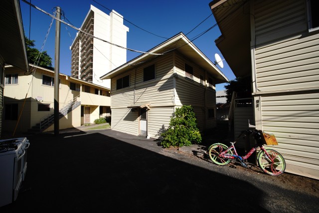 Makahiki Way small apartments that will be demolished for larger development.