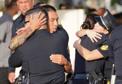 SLIDESHOW: Emotions Run High At Memorial Service For Slain HPD Officer