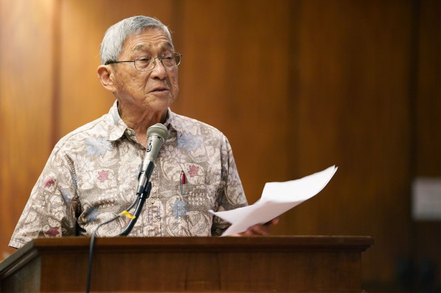 Hawaii Mayor speaks during joint WAM FInance Meeting 2020.