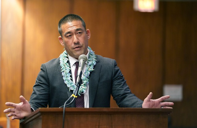Kauai Mayor Derek Kawakami during joint WAM FInance Meeting 2020.